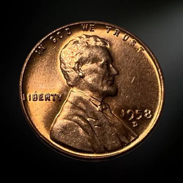 1958 D Lincoln Wheat Penny Choice BU Mint  Uncirculated