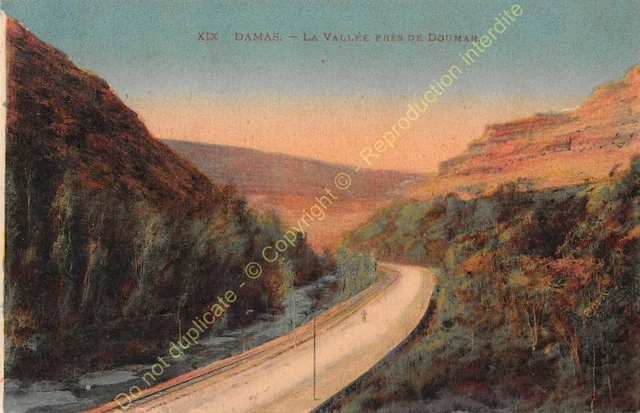 CPA Syria Damas La Valley Près De Doumar Edit Neurdein
