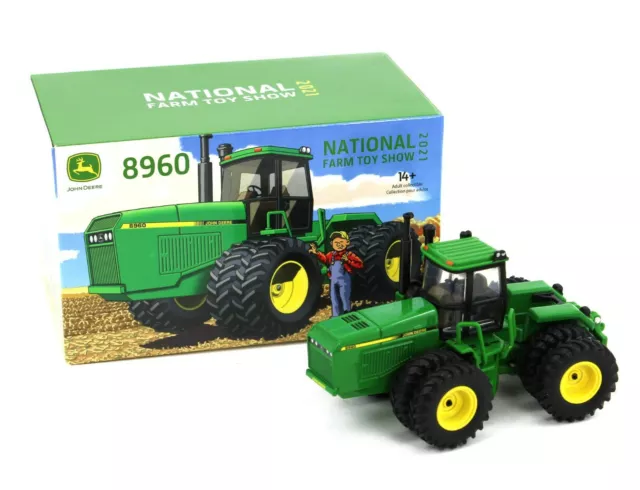 2021 TOY FARMER ERTL 1:64 *JOHN DEERE* Model 8960 4WD TRACTOR w/DUALS NIB!