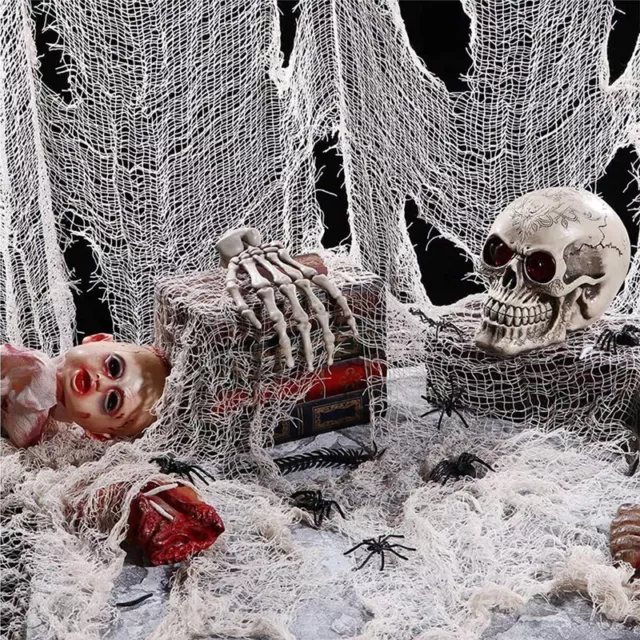Garza di Halloween decorazione rete spaventosa - festa in tessuto consegna decorazione da parete TS