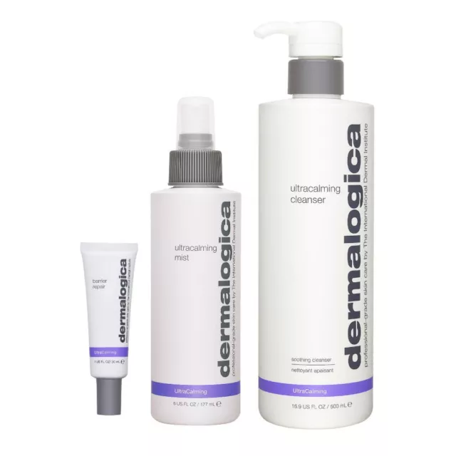 Dermalogica Sensitive Skin Set Ultracalming Cleanser Mist Barrier Repair