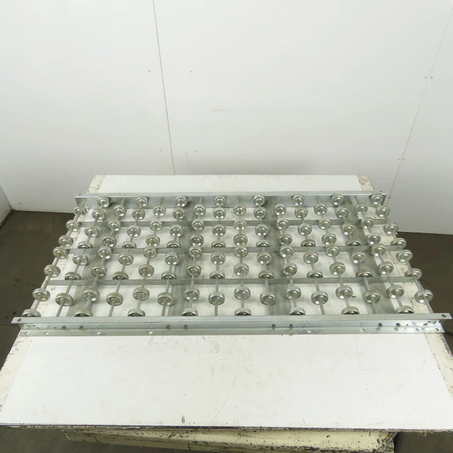 24" Wide x 48" Long Galvanized Steel Gravity Skate Wheel Conveyor