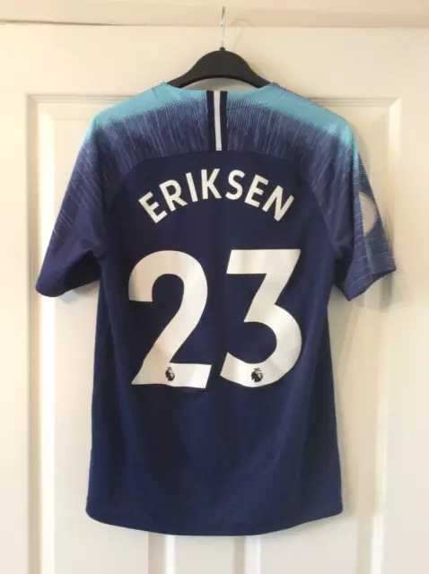Nike Tottenham Hotspur Spurs Away Shirt 2018/19 Size Small Eriksen 23 Badge  £39.99 - Picclick Uk