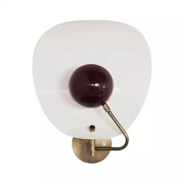 New Adjustable Large Or Sconce In Enamel And Brass Wall Light For Home