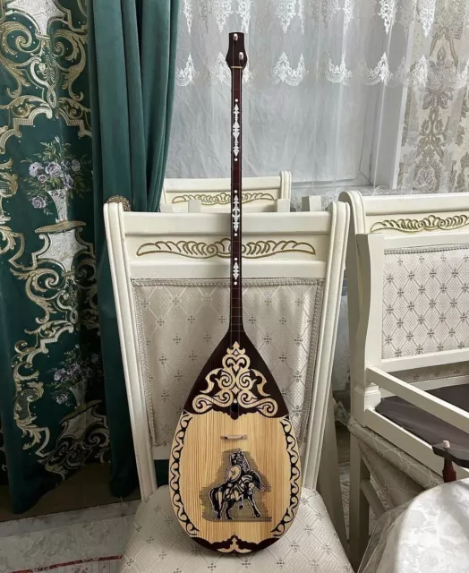 Dombyra. Figurative drums. Kazakh National Instruments. Original. Handmade.