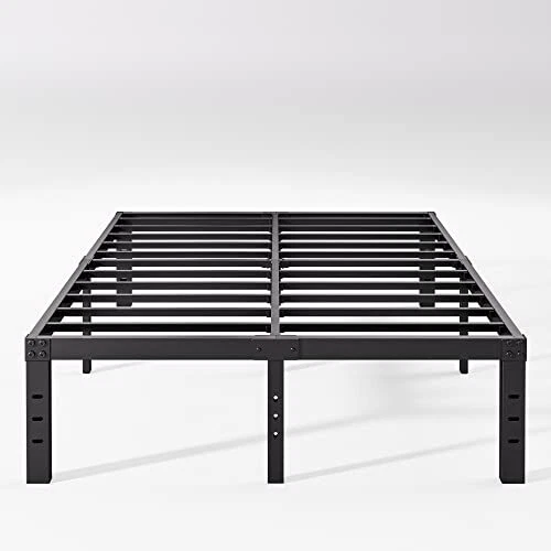 BED FRAME NO Box Spring Needed, Metal Platform Bed Frame Size, Queen 14