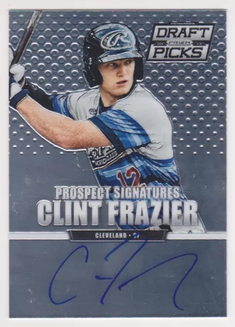 CLINT FRAZIER 2013 Panini Prizm Draft Baseball AUTOGRAPH Rookie Card