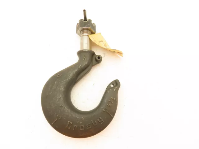 Crosby 319N KA 11 Ton Alloy Hoist Hook Swivel Shank Latch Type