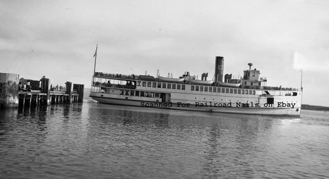 Lot of 6 1950s Original East Coast Ferry Boats Steamship Negatives Wilson Etc.