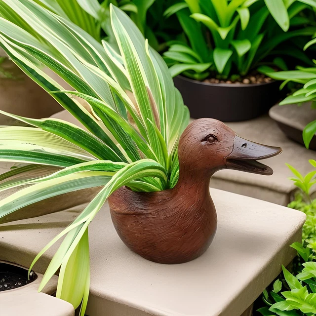 3 Pièces Pot De Fleurs En Ciment Pot De Fleurs En Bûche Jardinière