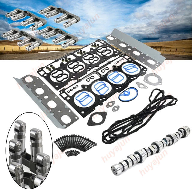 MDS LIFTERS CAMSHAFT & Head Gaskets Cam Shaft Set For Dodge Charger 5