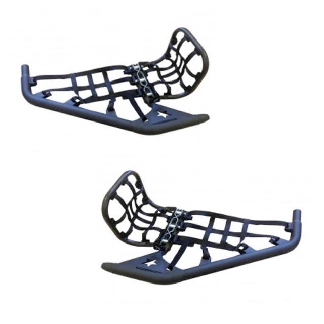 Lonestar Racing LSR Dc-pro Black Mx Nerf Bars & Heel Guards Yamaha Yfz450