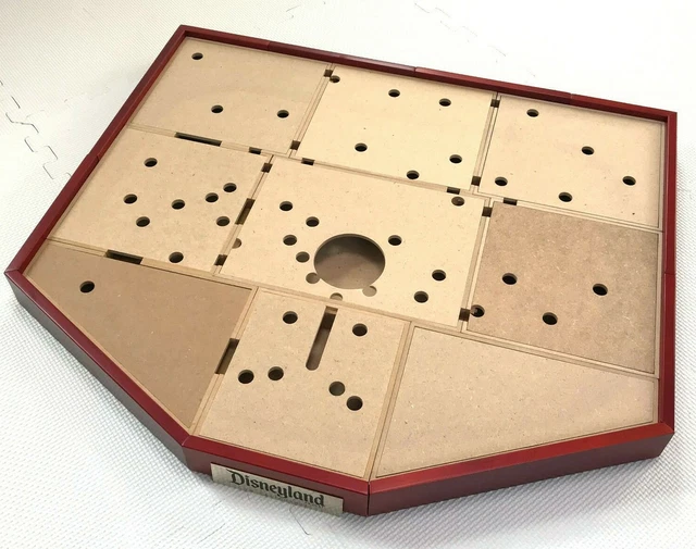 DISNEYLAND CALIFORNIA DIORAMA Base Map Name Plate Set Miniature Model