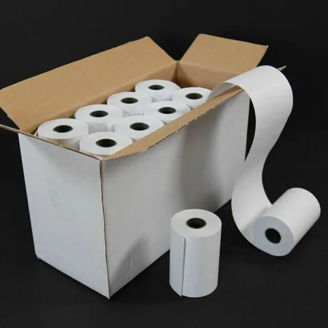 Receipt rolls 57x40mm MACHINE TILL CREDIT CARD, PDQ THERMAL PAPER ROLLS