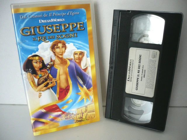 VHS GIUSEPPE IL Re Dei Sogni Dreamworks Versione Italiana EUR 5,90