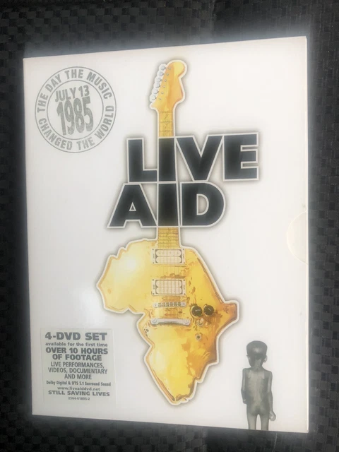 LIVE AID July 13 1985 Wembley/Philadelphia 4 Dvd Box Set