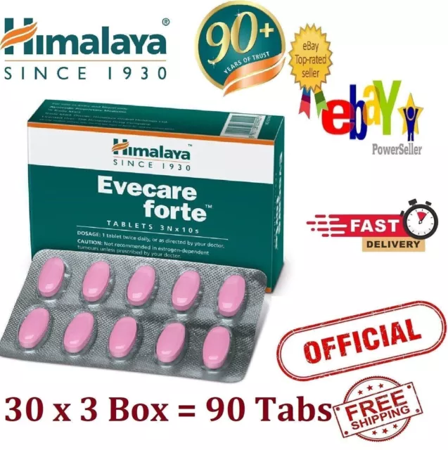 3 X Himalaya Evecare Forte Tabletten für Frauen Wellness Schneller...