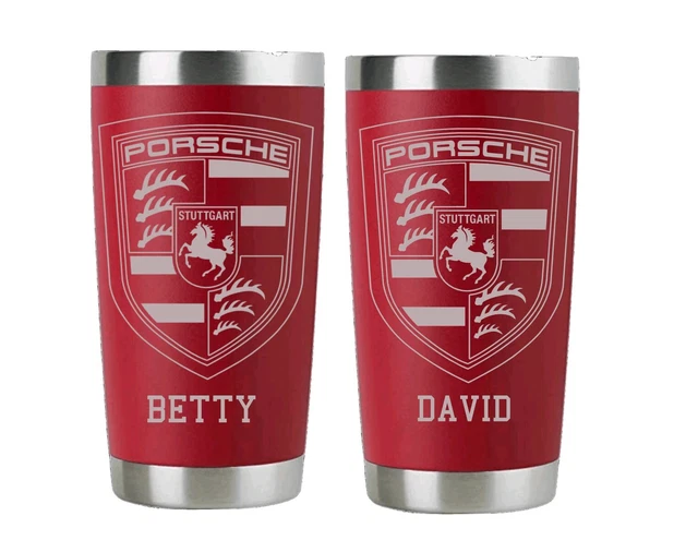 Porsche 20 oz. insulated stainless steel tumbler