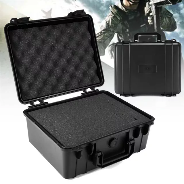 Waterproof Hard Plastic Carry Case with Shockproof Foam Tool Storage Organizer