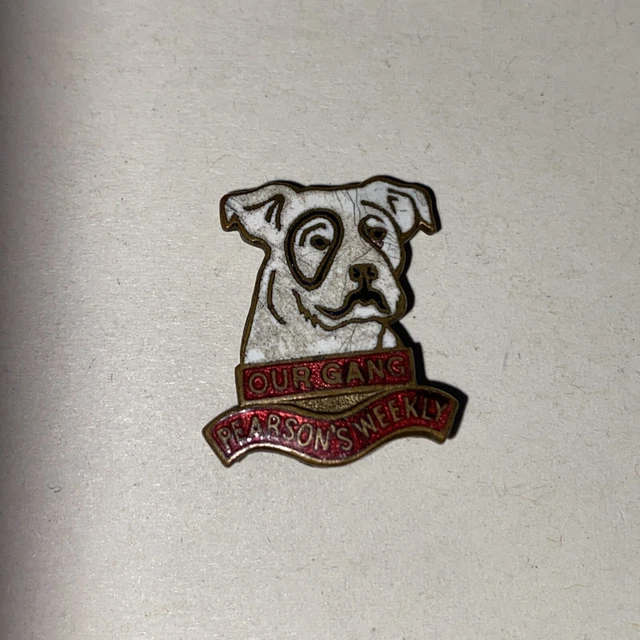 Vintage Our Gang Pearson’s Weekly J.R Gaunt London badge