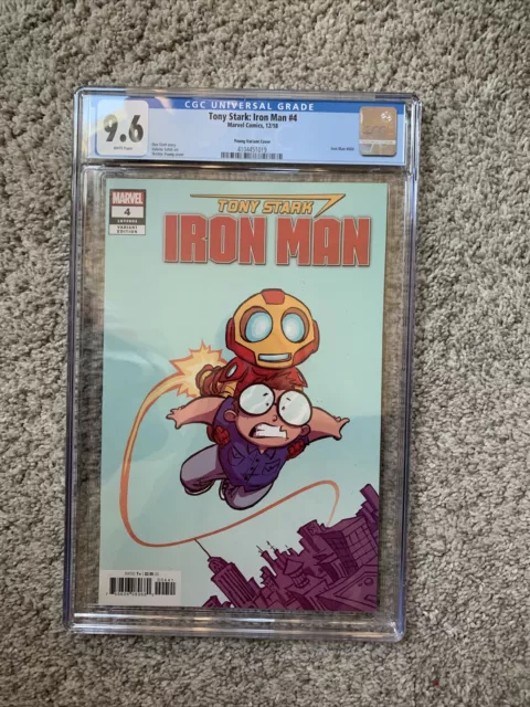 Tony Stark: Iron Man #4 Skottie Young Variant CGC 9.6