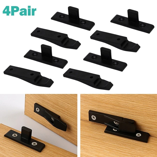 Durable Werkzeugzubehör Bedienfeldclips ABS Plastique Matériau 4 Paire