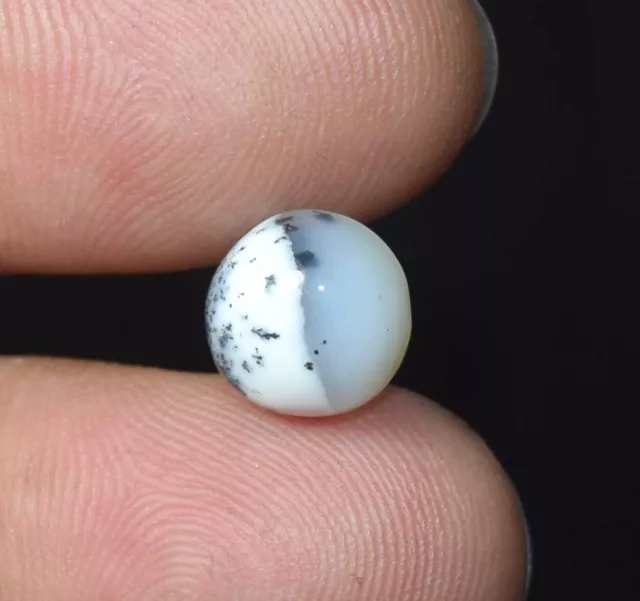 Opale dendrite, opale dendrite naturelle ronde cabochon pierre précieuse en... 2
