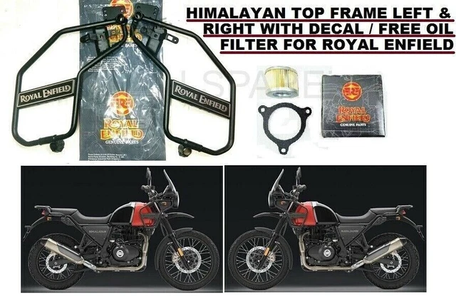 Himalayan Top Frame Gauche Et Droite Avec Autocollant / Filtre À Huile...