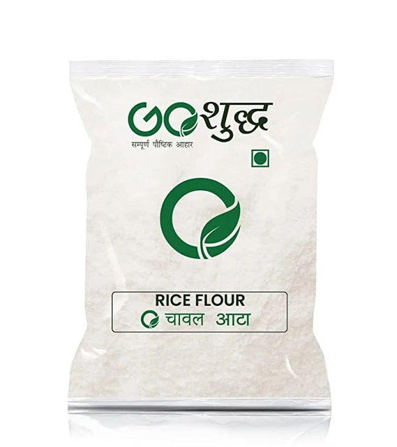 Riso Farina Chawal Atta Per Unisex Calcio Protien Ferro Minerali Di 500g