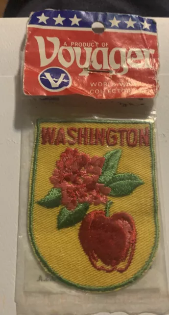 Vintage Washington State patch made in USA Made By Voyager