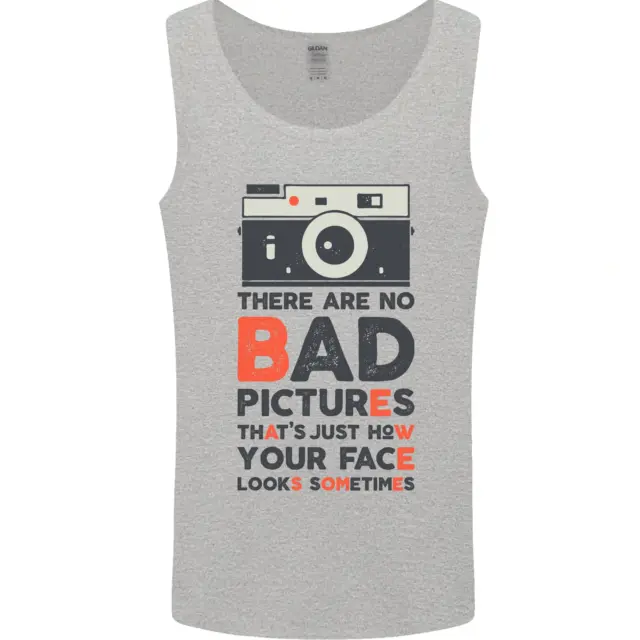 Photography Your Face Funny Photographer Mens Vest Tank Top