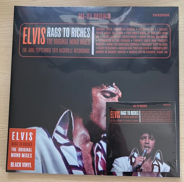 ELVIS PRESLEY Rags To Riches [2LP black vinyl + Bonus CD] EUR 44,44