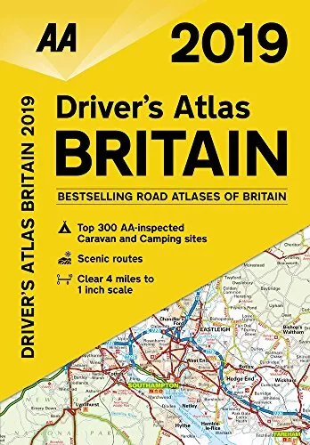 Drivers Atlas Britain 2019 Flexibound (AA Road Atlas Britain) by AA Publishing