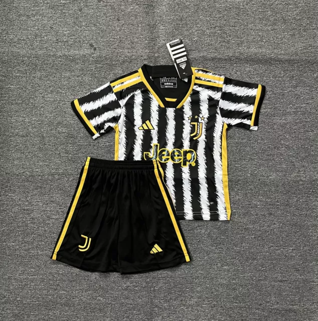 MAGLIA E PANTALONCINO Completo JUVE JUVENTUS 2023/24 BIANCONERI Bambino EUR  42,90 - PicClick IT