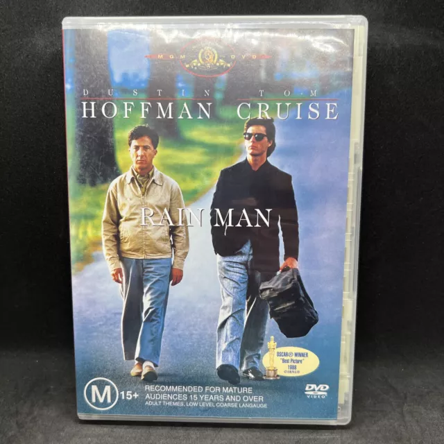 RAIN MAN DUSTIN Hoffman Tom Cruise DVD R4 CULT Movie $8.97 - PicClick AU