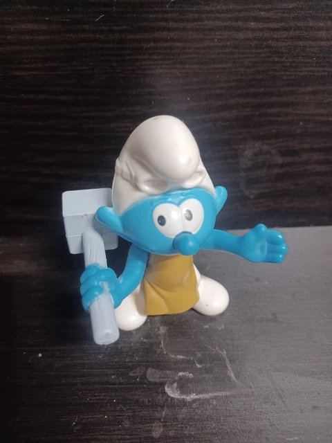 Figurine Schtroumpf Triste - Céji Flexible Sous Blister - Neuf