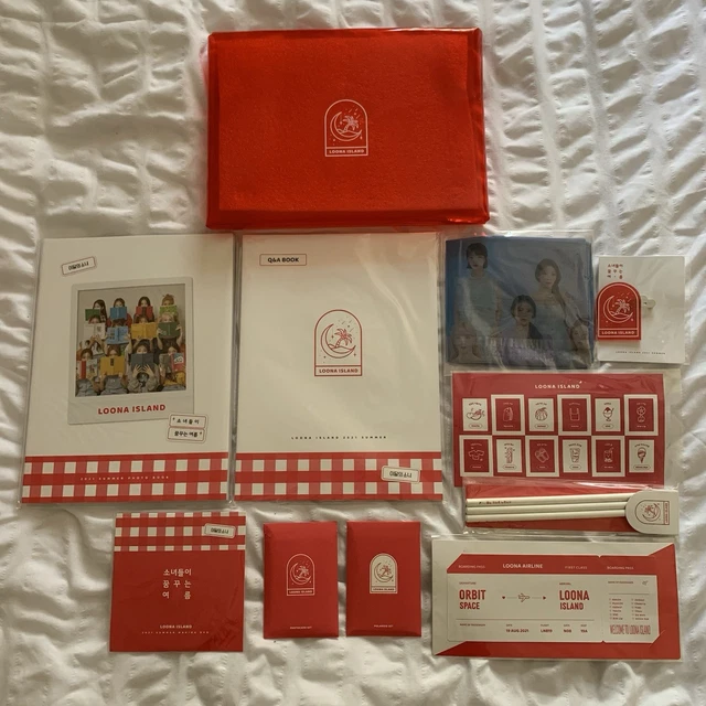 LOONA ISLAND 2021 Summer Package Full Set with Preorder Photocards
