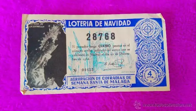 Loteria Nacional Original, Participacion, Cofradias De Semana Santa De Malaga