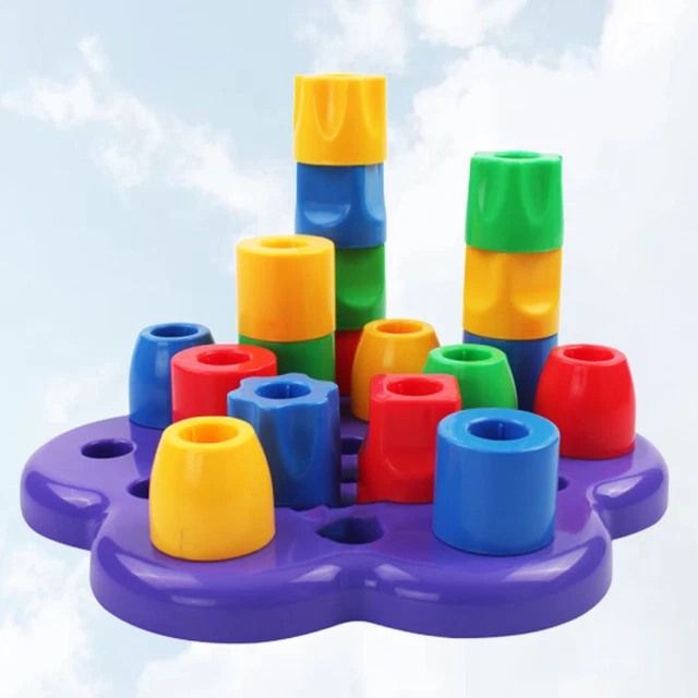 Geometry Recognition Toy Early Learning Toy Stapelspiel Spielzeug Geometrieerken