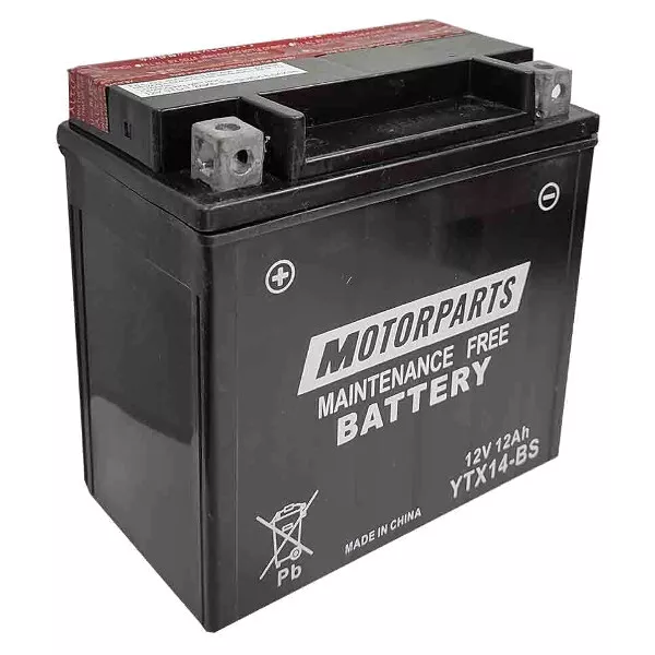 Batteria Ytx14-Bs 12V 12Ah Per Harley Davidson Vrsca 1130 V-Rod 1130 2002 > 2006