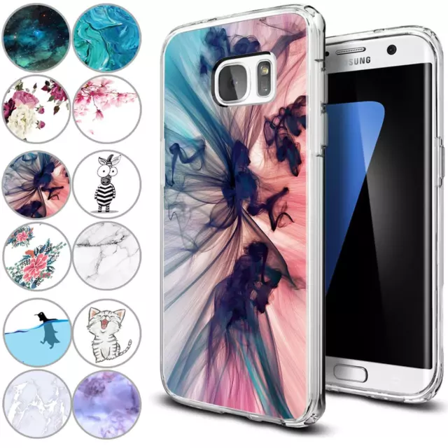 Handy Case für Samsung Galaxy S7 Edge Hülle Silikon Schutz Cover TPU Handyhülle