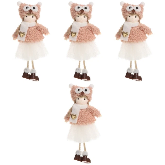 Ornamenti natalizi a forma di gnomo | Bambola di peluche fatta a mano di Babbo Natale, senza volto, bambola di peluche senza volto, decorazione per feste Holiay Lear-au