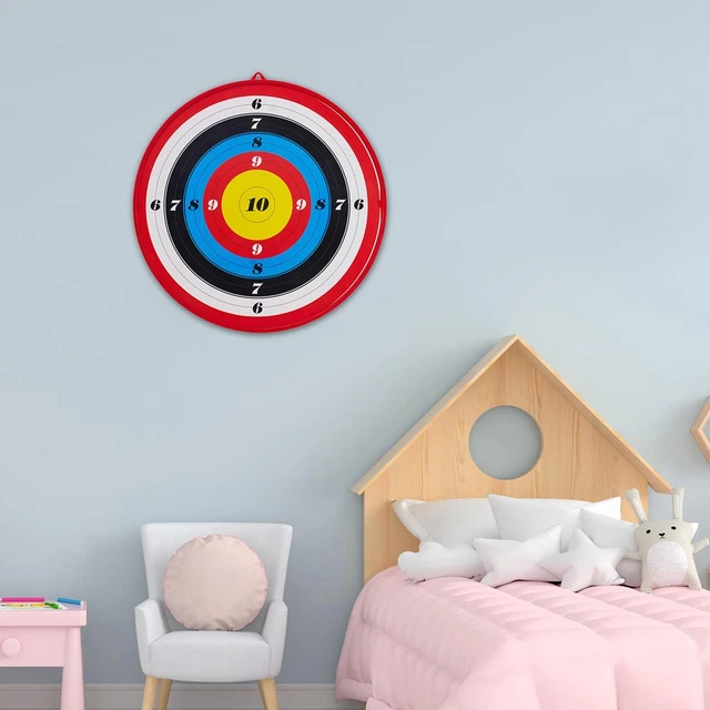OMABETA Cible De Tir à L'arc Enfant Cible De Flèche à Ventouse Intérieure Jouet à Ventouse Enfants Cible Suspendue Jeux Detachee - Jeux - Jouets