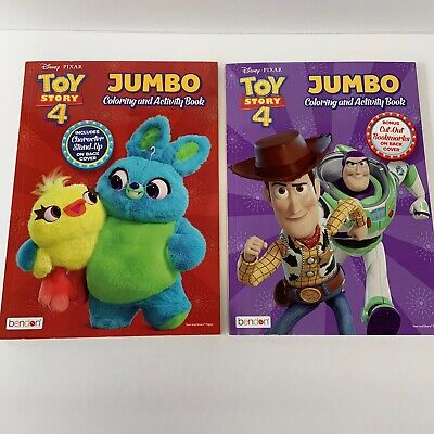 toy story 4 jumbo coloring & activity book