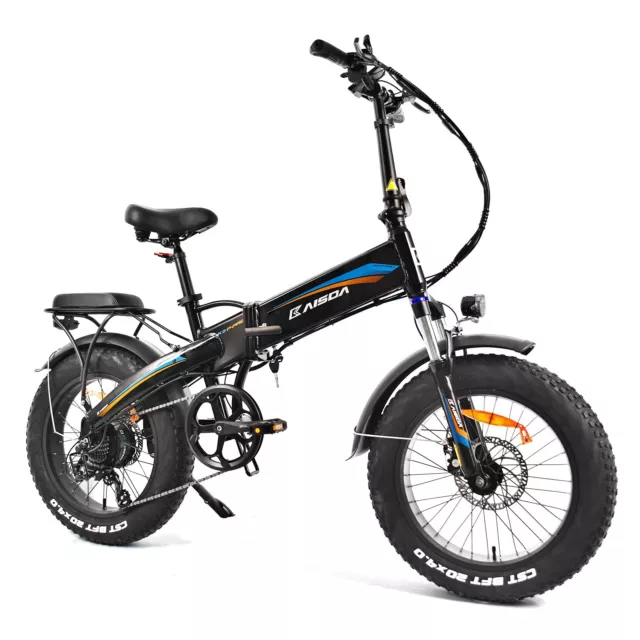 E-Bike Elektrofahrrad 750W E-Mountainbike 20 Zoll Fat Bike 45KM/H Klappfahrrad