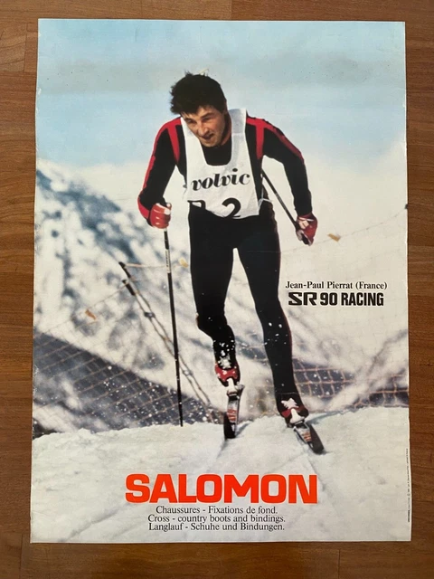 MANIFESTO,POSTER SALOMON,SCi SR 90 RACING,Jean-Paul Pierrat SKI DE FOND,Champion