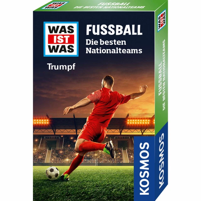 KOSMOS WAS IST WAS Trumpf Fußball Nationalteams Kartenspiel Trumpfspiel