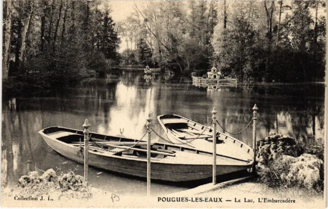 CPA POUGUES-les-EAUX - Le Lac L'Embarcadere (456829)