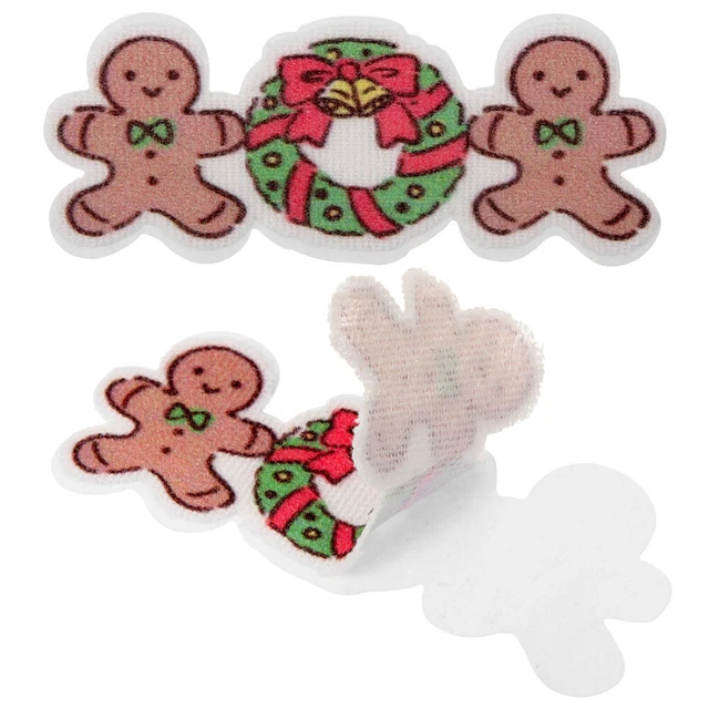 2 Pcs Cotton UV Cheek Nose Stickers Snow Sports Face Decal Windproof