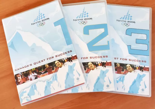 Torino 2006 Winter Olympic Games FIGURE SKATING DVD Set - 3 Double-Sided DVDs!
